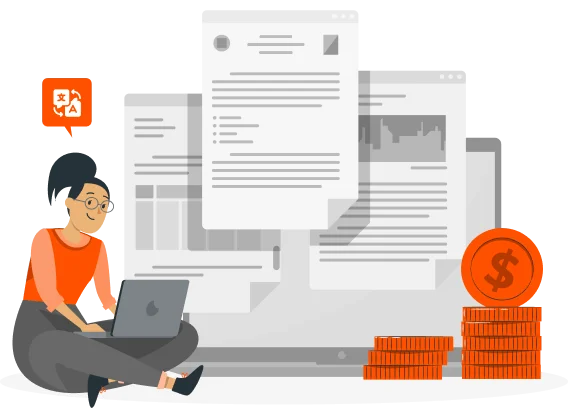 Finance & Banking and Insurance translation services illustration